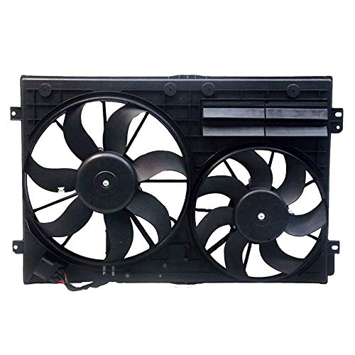 Rareelectrical New Cooling Fan Compatible with Audi A3 2006-09 by Part Number 1K0-121-205-AD-9B9