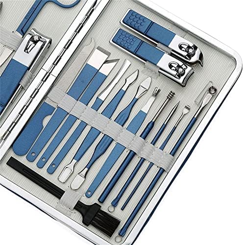 BBSJ Manicure Set 18 On Manicur Tools Professional Clippers Kit de unhas Pedicure Scondless Aço Scissors