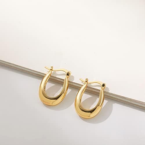 Koleso Vintage Gold Color Hoop Brincos para mulheres Big Metal Geométrico Brincos do círculo irregular de jóias