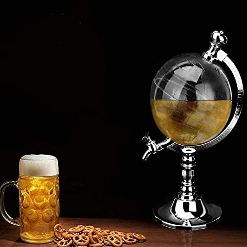 Yjalbb Globe Type Decanter, Decanter, Transparent 1L Beer Maker, Globe Whiske
