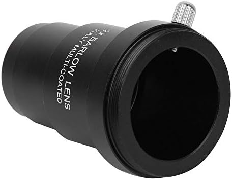 2x Lens de Barlow M42X0.75 interface de encadeamento para o telescópio astronômico de 1,25 polegadas, antideformation,