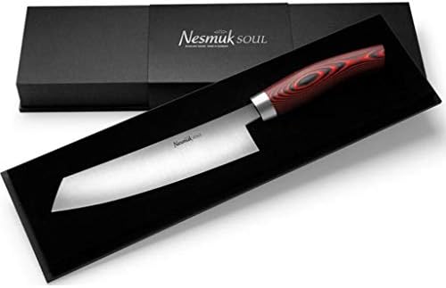 Nesmuk Janus Chef's Knife 180 | Micarta vermelho