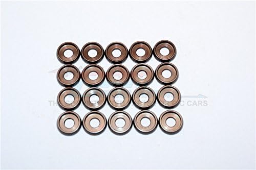 GPM Spring Steel Button Flangeed Washer - 20pcs Defina a cor original