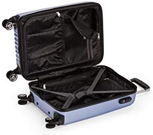 SwissGear 7272 Energie Hardside Expandable bagagem com rodas giratórias, azul periwinkle, transporte de 19 polegadas