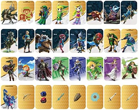 32pcs mini cartões NFC compatíveis com a lenda do amibo de Zelda Breath of the Wild