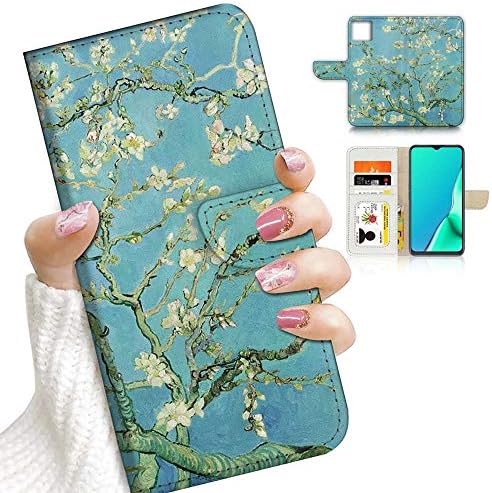 Para iPhone 13 Pro Max, capa de capa de carteira de flip de flip, A23209 Van Gogh Blossoming Almond Tree 23209