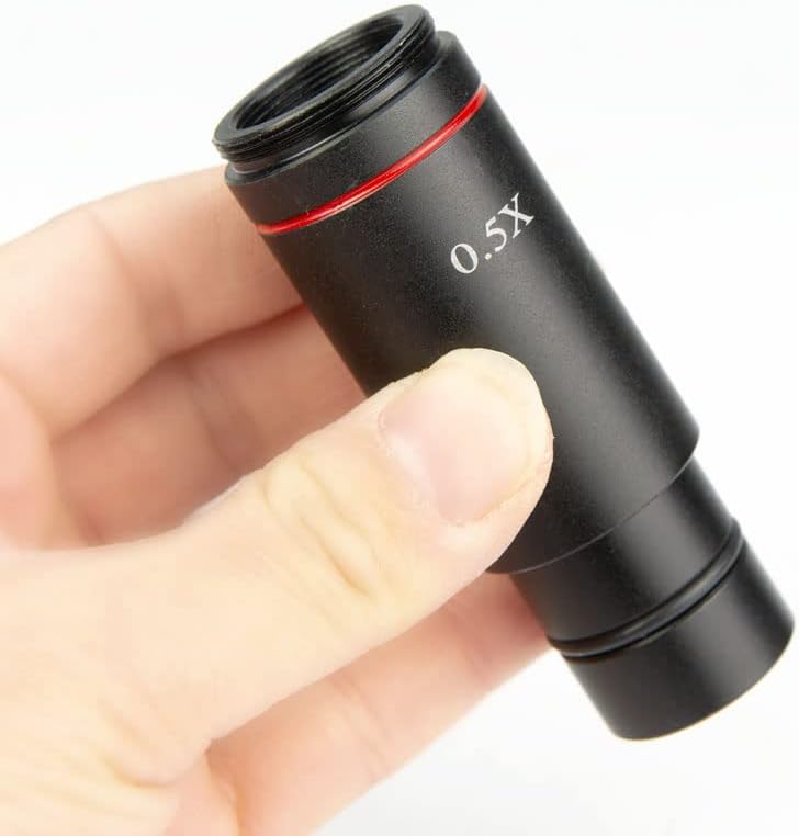 Kit de acessórios para microscópio para adultos Adaptador de lentes de microscópio de microscópio-0.5x