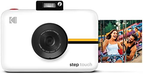Kodak Step Touch White com papel fotográfico premium Zink