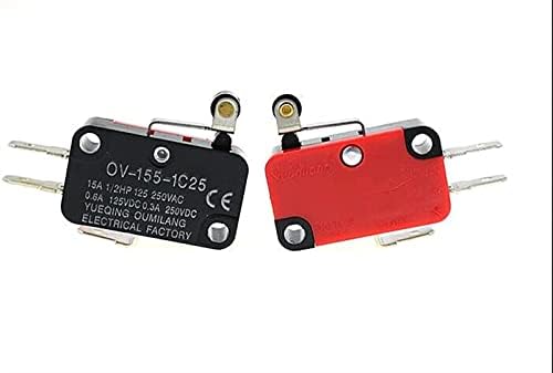Interruptor limite 10pcs v-155-1c25 interruptor micro limite braço de alavanca de dobradiça curta