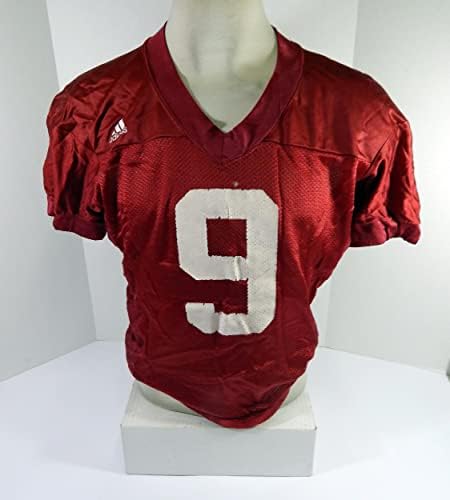 San Francisco 49ers 9 Jogo usou camisa de prática vermelha 44 DP47026 - Jerseys de jogo NFL não assinado usada