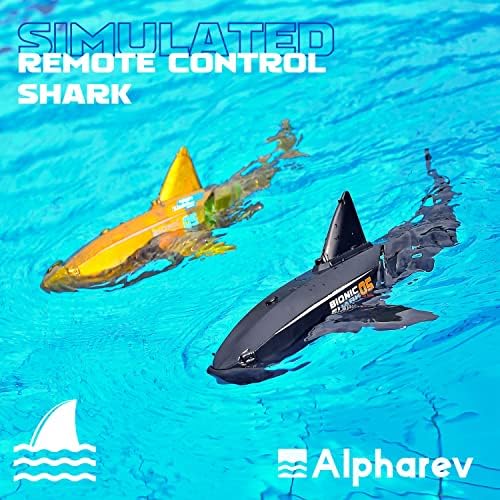 Toys de tubarão de controle remoto Alpharev para 3 4 5 meninos de 6 anos A801 ​​Toys de tubarão para crianças,