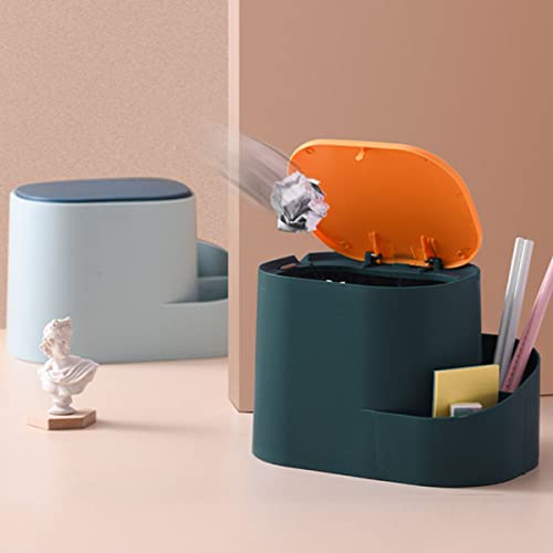 NUOBESTY Desk Vanity Desk Office Walking Waste Basket Mini lixo pode lixo minúsculo lixo de mesa pode mini