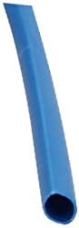 X-Dree Calor Tubo encolhido 8mm Manga de cabo de cabo de fio azul interno de 8 mm de comprimento de