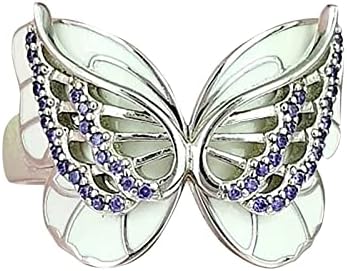 2023 New Women's Butterfly Ring Anéis de noivado Anéis para todas as mulheres amam no primeiro anel