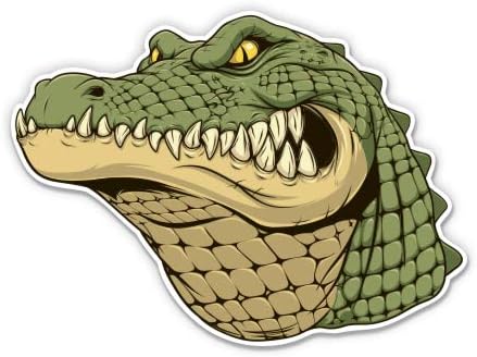 Green Alligator Gator - adesivo de vinil de 3 - para laptop para laptop para laptop water garrafa - decalque