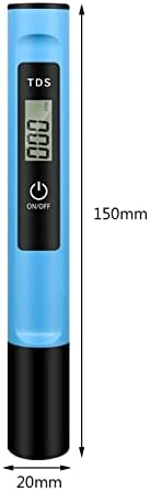 Testador de qualidade da água nuopaiplus, portátil TDS de qualidade de água Pen de alta precisão LCD Display