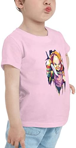Camiseta da criança de filme de terror 2-6 anos meninas e garotos algodão tees clássicos de