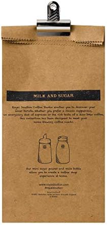 Royal Doulton Coffee Studio Milk & Sugar Conjunto, 4 onças, cinza