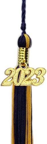 Tassel de graduação de graduação de qualidade com charme de ouro para tampa ou lembrança de graduação