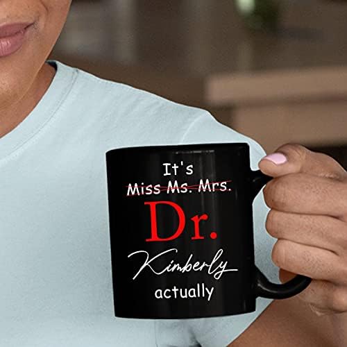 Mulheres personalizadas Doutor Coffee caneca 11 15 oz, é a senhorita Sra. Dr.