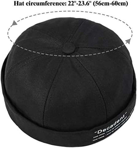 Chapéus de glamourstar cúpula abastecida para homens homens marinheiro Docker Beanie Cap Hip Hop