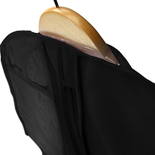 Hangerworld 3 preto 72 polegadas Protetor de bolsa de capa à prova de chuveiro com bolso interno
