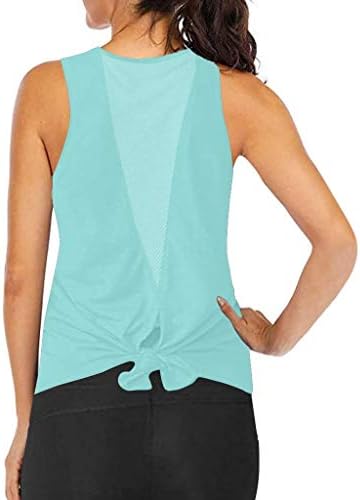 Tampas de exercícios gumipy para mulheres racerback tanque muscular mangas mangas ajuste em camisole ginástica