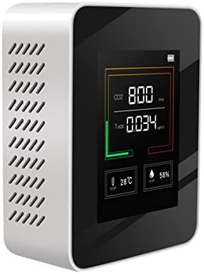 Delarsy Air Quality Monitor formaldeído CO2-TVOC Tester Medidor de umidade de temperatura K1N0 gp2
