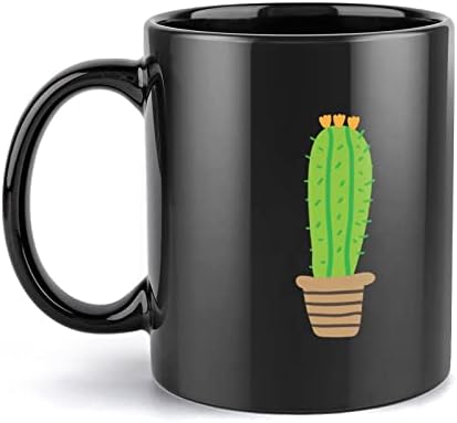 Cactus imprimir caneca de cerâmica caneca cofler de chá de chá de chá engraçado para escritório em casa homens homens