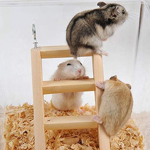 shlusoy de madeira escalada hamster hamster porquinho mouse tocando brinquedo para gaiola de gaiola