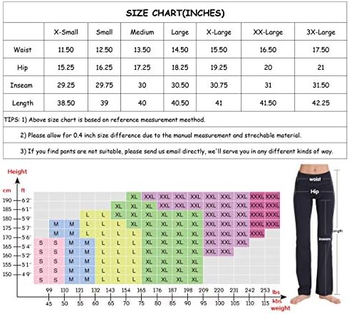 Calça de ioga de bootcut keolorn para mulheres calças de treino de cintura alta para mulheres controle
