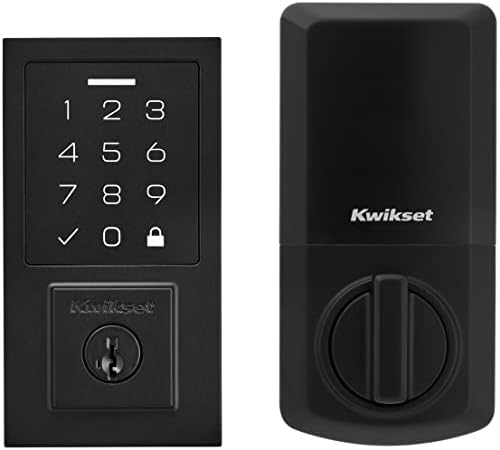 Kwikset 9270CNT-514S Smartcode contemporâneo Touchpad Electronic Bolt Smartkey Black Finish
