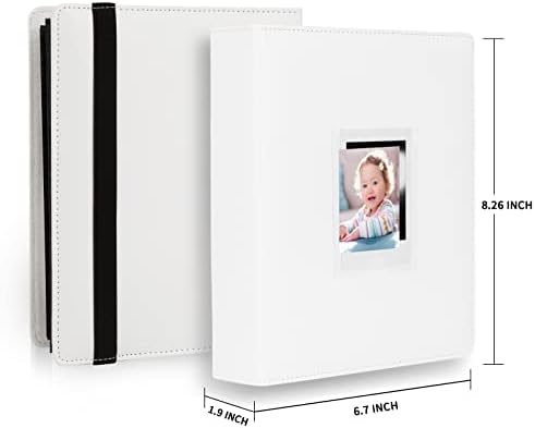 288 Fotos verticais para o Mini Foto Álbum Instax, Janela da frente, Polaroid Book Album 2x3 para