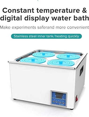 Banho de água de laboratório termostático digital Ansnal, tanque de aço inoxidável Digital Display Display