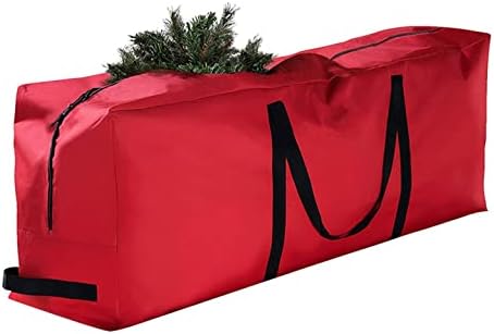 Bolsa de armazenamento de árvore de Natal, para material de lona durável, árvores de férias altas desmontadas alças
