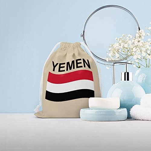 Bandeira do saco de armazenamento de lona do Iêmen