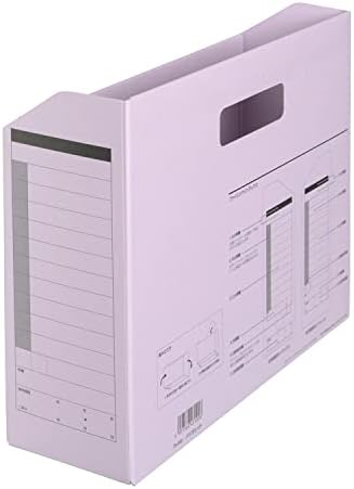 Mais 77-992 FL-051BF-10P Caixa, arquivo de caixa, A4, horizontal, violeta