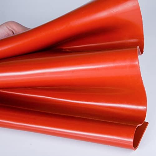 500x500mm Silicone Folha de borracha Placa vermelha tape
