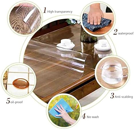 Protetor de toalha de mesa de vinil limpo
