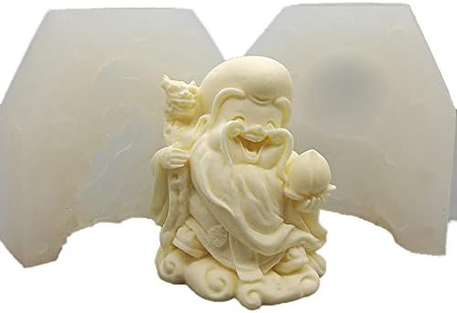 2p/conjunto 3D Molfo de silicone de muito chinês Mythbirthday God of Longevity Casal avó avó,