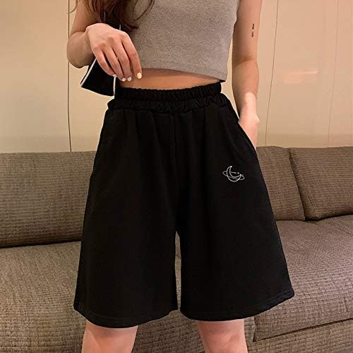 Shorts de verão para mulheres casuais com cintura alta