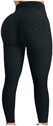 Calças de ioga feminina Leggings de cintura alta para mulheres Calças de treino Butt Shaper Shaper