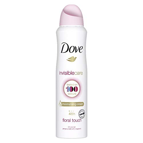 Cuidados Invisíveis de Dove, Spray de desodorante antiperspirante em toque floral, 150ml, 30,42 fl oz