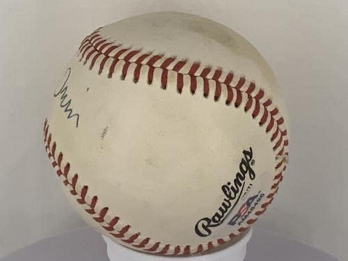 Monte Irvin Hof New York Giants assinou a Liga Nacional Baseball PSA/DNA Auto Loa - Bolalls autografados