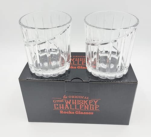Great Whisky Challenge 510 Whisky Bourbon bebendo giratórios de rochas 'inquietação' - 2pcs antiquado