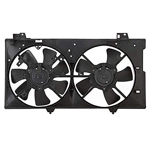 Rareelectrical New Cooling Fan Compatible with Mazda 6 2.3L 2003-2004 by Part Numbers FS1G-15-140