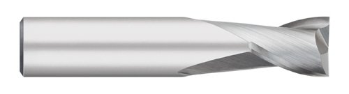 Titan TC10203 Mill de extremidade de carboneto sólido, comprimento do stub, 2 flauta, hélice de 30 graus, extremidade