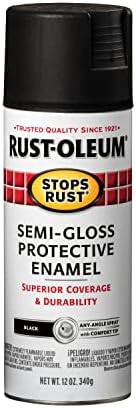 Rust-Oleum 248658 Spray de reformador de ferrugem, 10,25 oz, preto e 7798830 para impede a tinta spray
