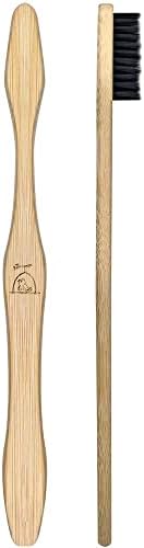 Escova de dentes de bambu 'Bird On A Swing'