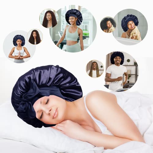 Capoto de seda queen séstria para cabelos para cabelos para dormir cabelos para dormir Night Sleep Bap enorme